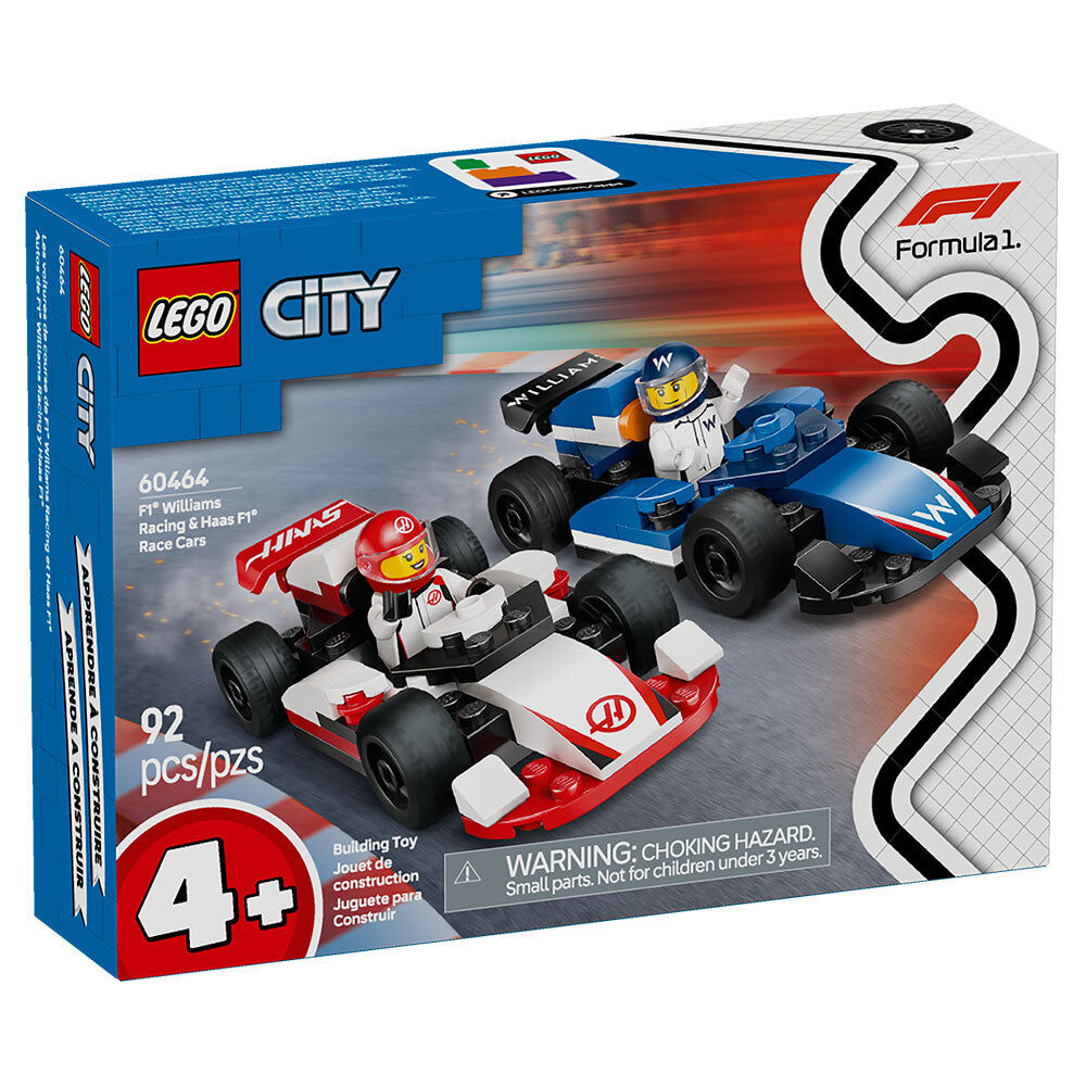 Lego City Autos De F1 Williams Racing Y Haas F1 - 60464 image number 9.0