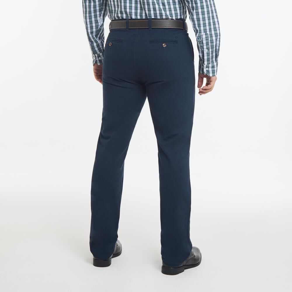 Pantalón Liso Tiro Medio Regular Hombre Herald image number 3.0