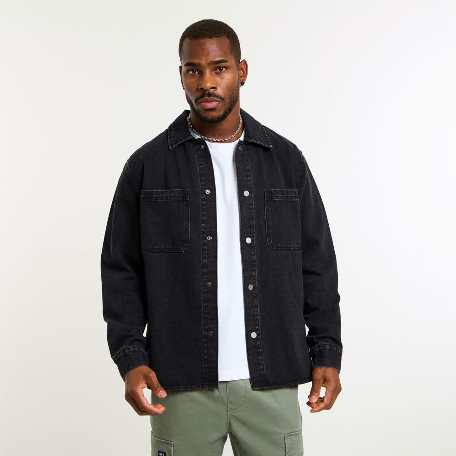 Chaqueta Denim Manga Larga Hombre Rolly Go image number 0.0