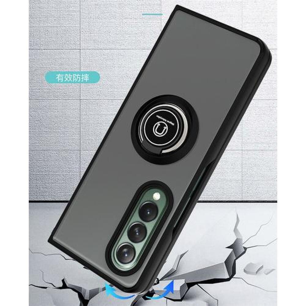 Carcasa Forro Samsung Galaxy Z Fold4 Con Aro E Iman Soporte image number 3.0