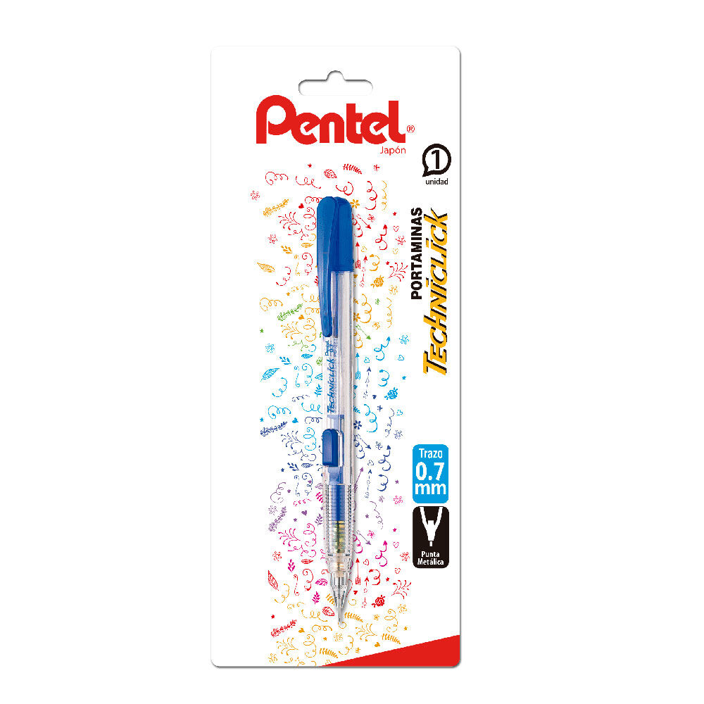 Portaminas Techniclick 0.7mm Pentel image number 0.0