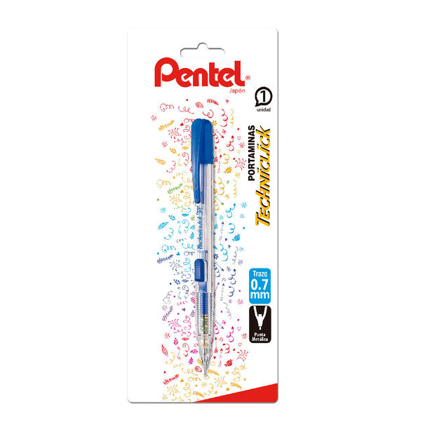 Portaminas Techniclick 0.7mm Pentel