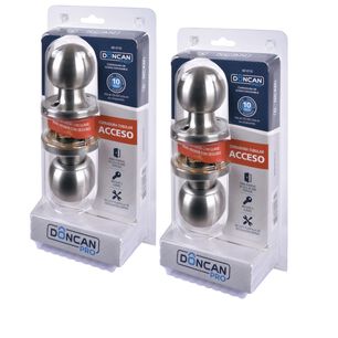 Pack De 2 Cerraduras De Acceso Doncan Pro Acero Inoxidable