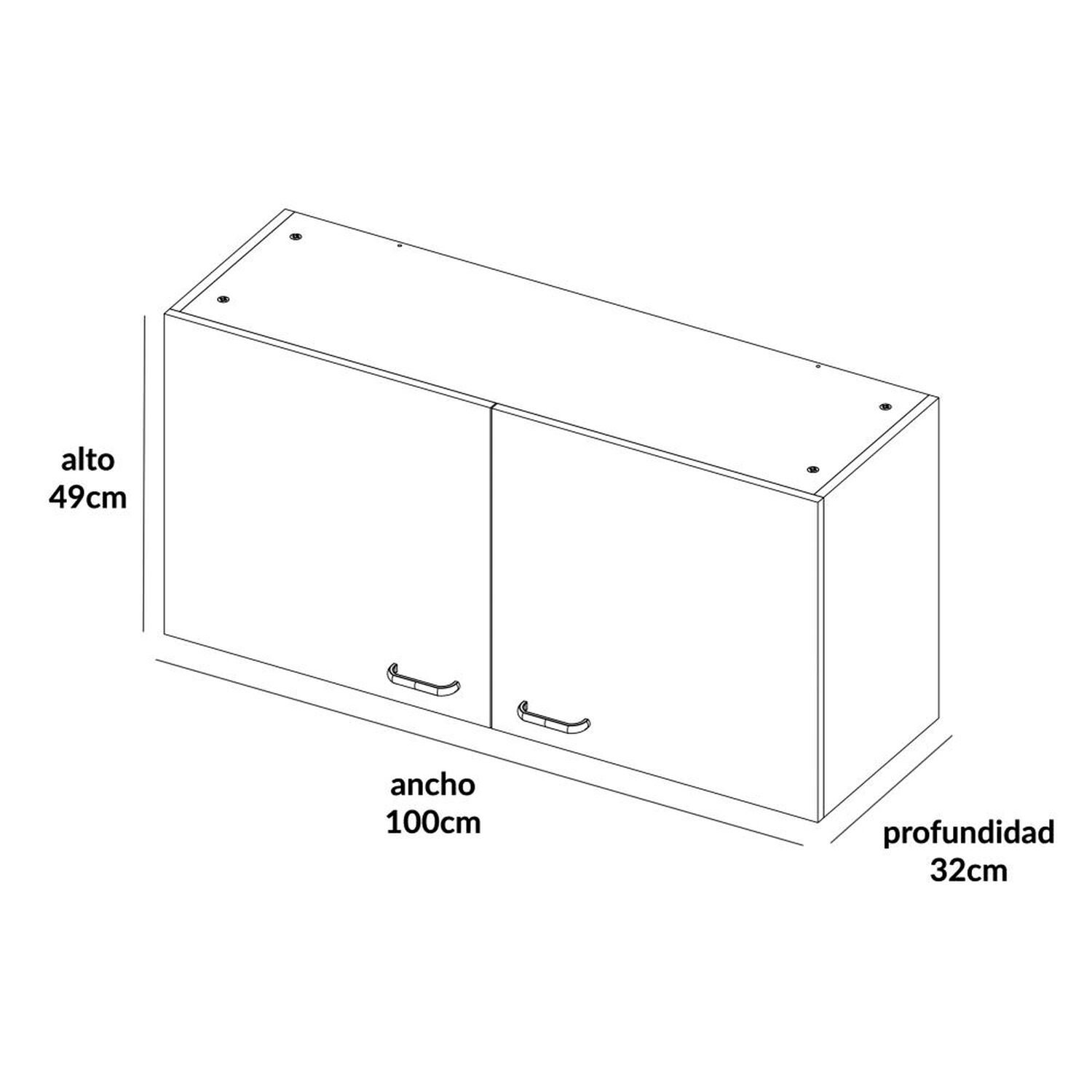 Mueble Superior Tuhome Napoles / 2 Puertas image number 1.0