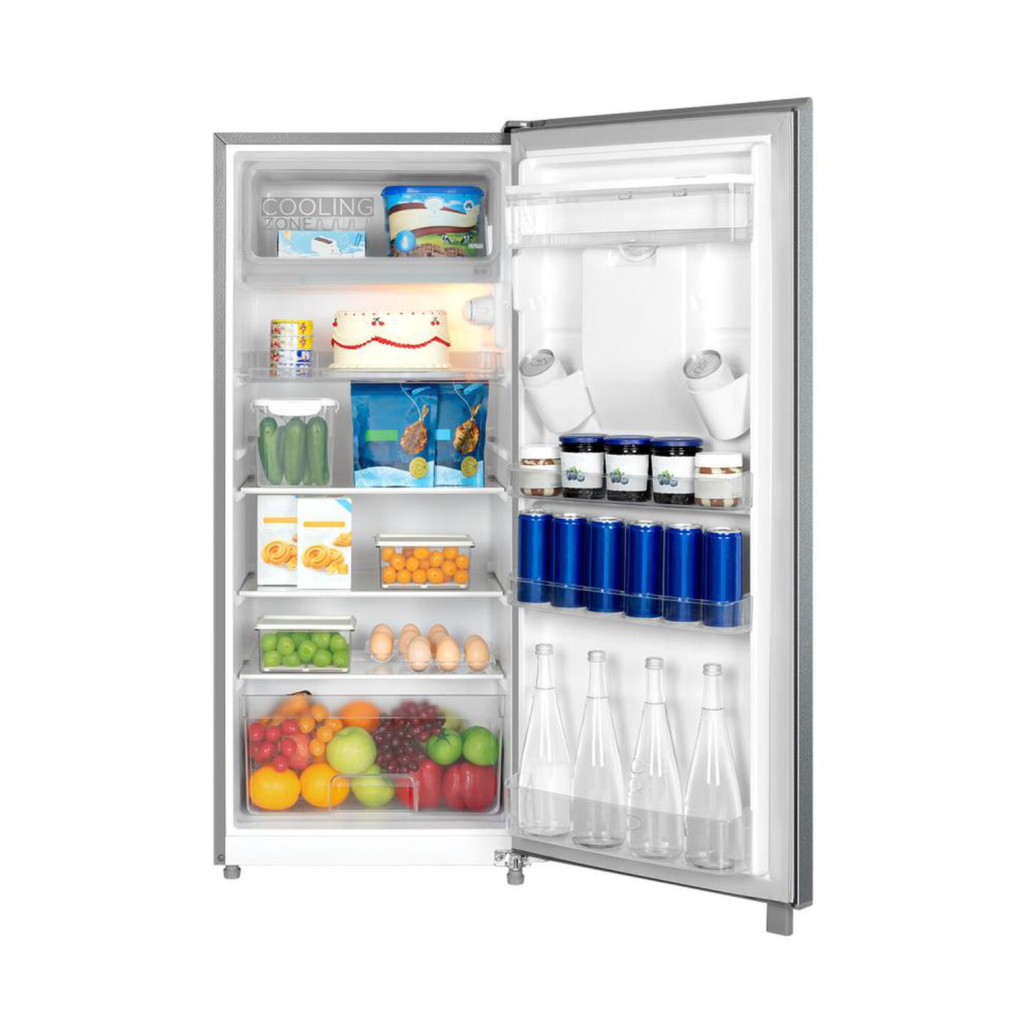 Frigobar Midea Mdrd268fge50w / Fr&iacute;o Directo / 187 Litros / D image number 3.0