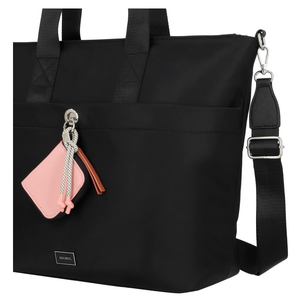Cartera Tote Secret Candelaria Sc6 L Negro image number 4.0