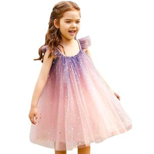Vestidos Tutú Para Niñas 2 A 6 Años Lavanda Mágica