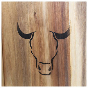 Tabla Wayu 45x30cm Madera De Acacia Para Asados Bbq Parrilla