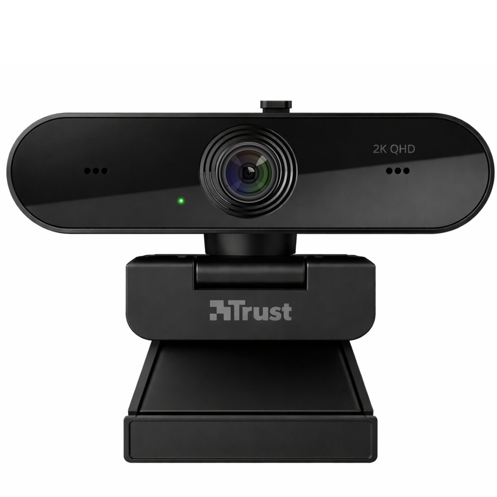 Webcam Qhd 2k Profesional Trust Taxon Black Muiltiplataforma image number 0.0