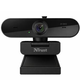 Webcam Qhd 2k Profesional Trust Taxon Black Muiltiplataforma