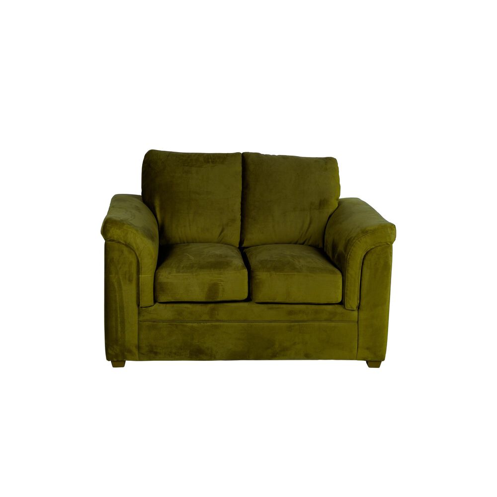 Sofa Ancona 2 Cuerpos Tela Velvet Verde image number 0.0