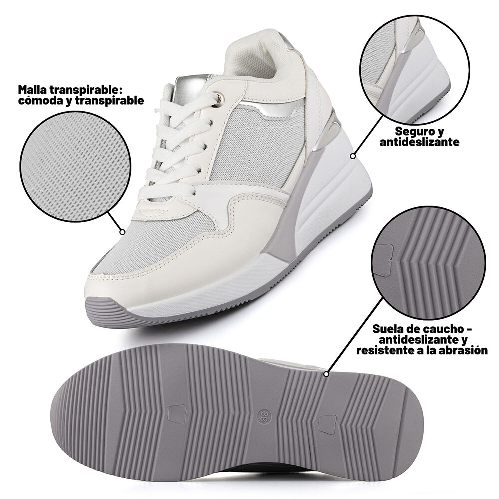 Zapatilla Casual Mujer Deportiva Urbana Moda Weide Jll015 image number 7.0