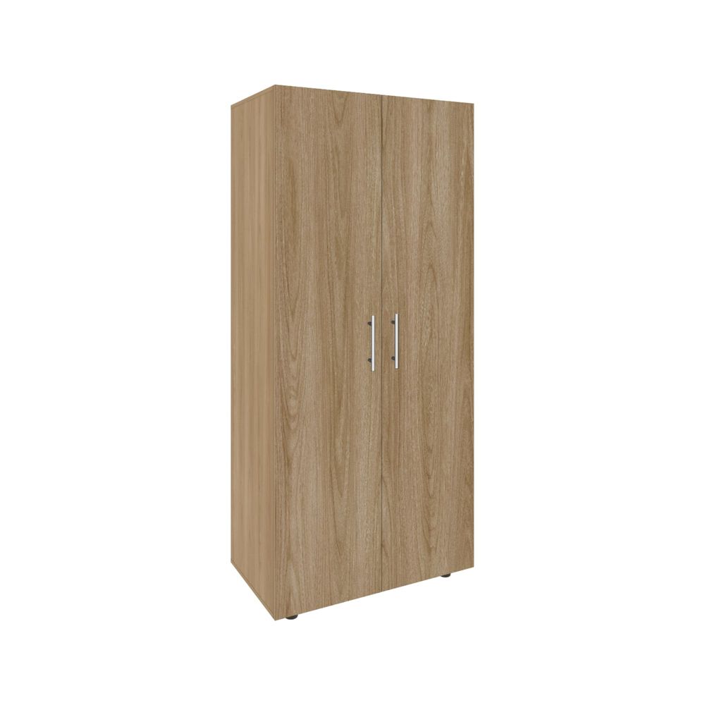 Closet 2 Puertas Fm Melamina Café Claro Y Blanco 180x80x48 Cm image number 0.0