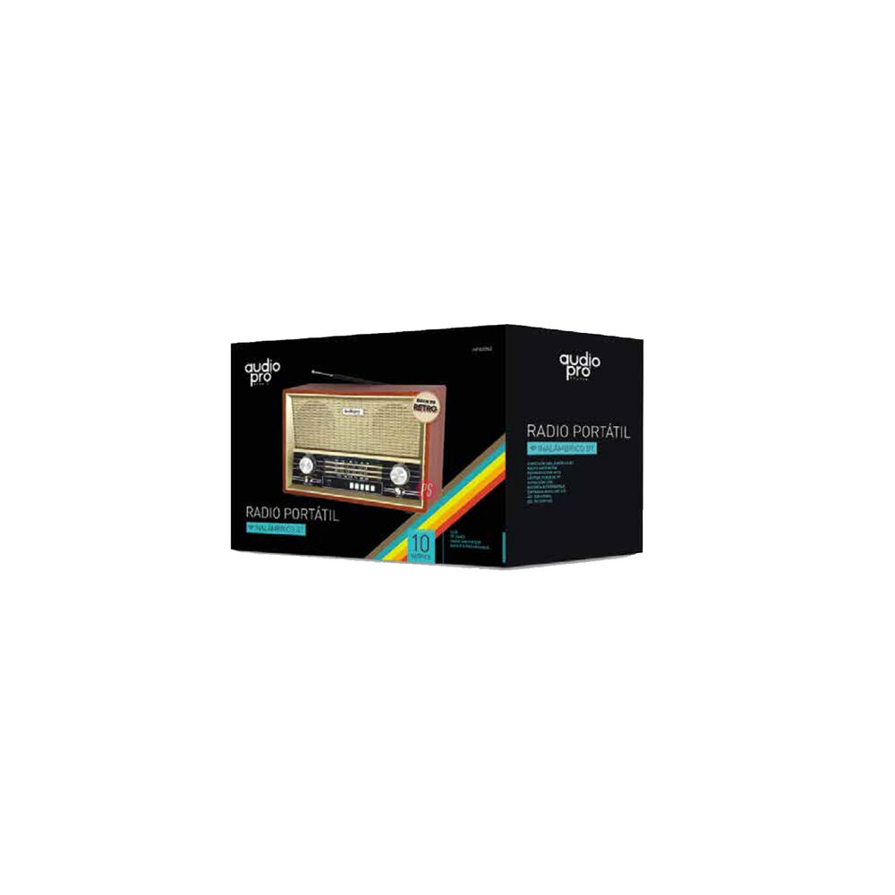 Radio Retro Portátil Bluetooth 10w - Ps image number 1.0