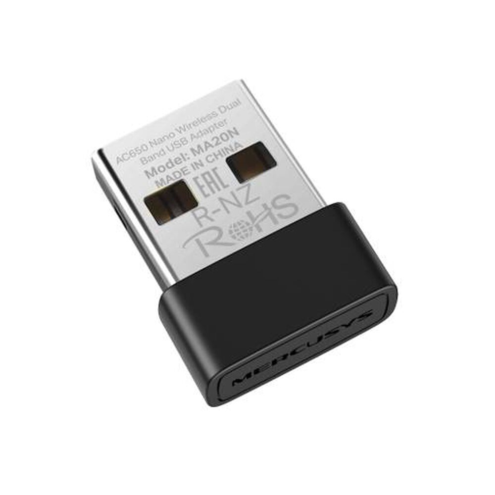 Adaptador Usb Nano Wi-fi Mercusys Ma20n Ac650 - Doble Banda, 433 Mbps, Wpa3, Plug & Play image number 0.0