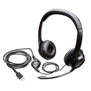 Audífonos Logitech H390 Stereo Micrófono Usb Negro