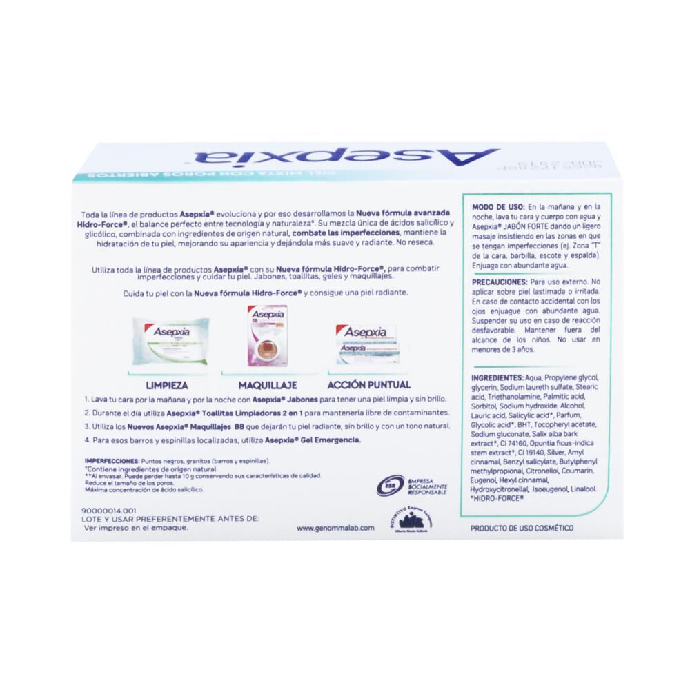 Jab&oacute;n Asepxia / 100 Gr image number 1.0