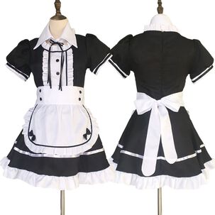 Disfraz Cosplay Lolita Maid Sirvienta Japonesa