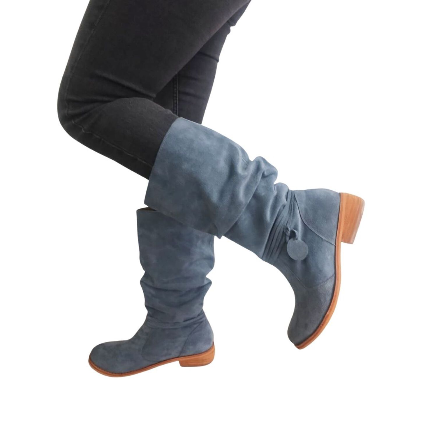 Bota Belen Gris Pao Pecados image number 0.0