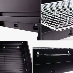 Mini Parrillera Plegable De Carbon