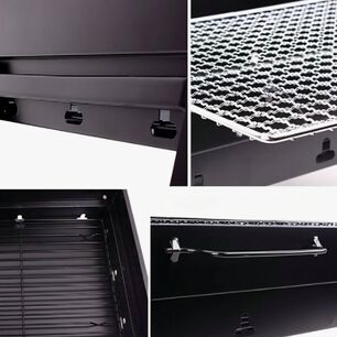 Mini Parrillera Plegable De Carbon
