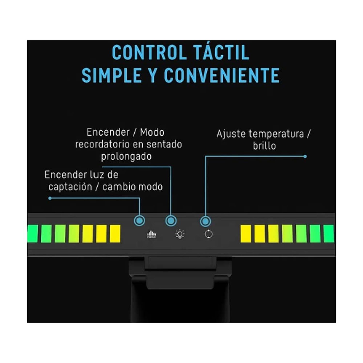 Barra De Luz Para Monitor Pc 55cm Con Retroiluminaci&oacute;n Rgb image number 5.0
