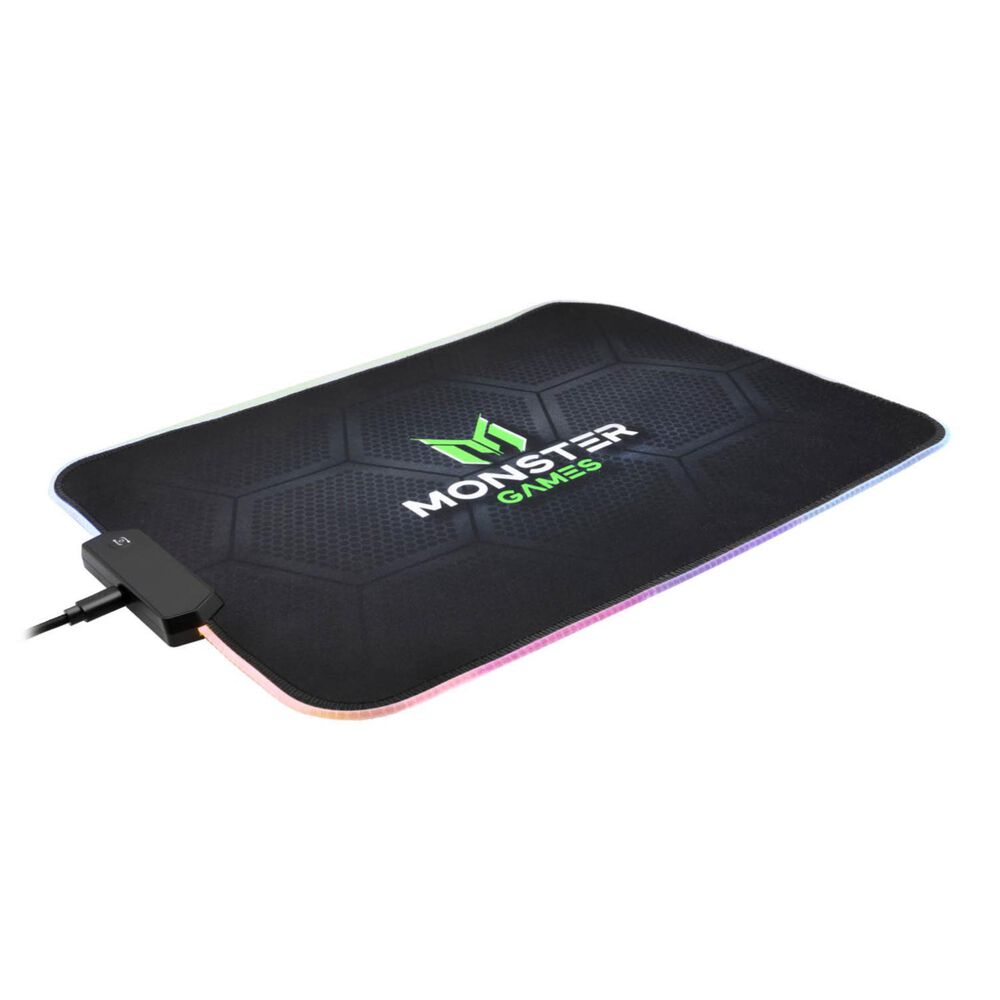 Mousepad Gamer Usb Rgb 35x25cm Negro Speed Monster Games image number 1.0