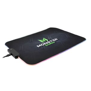 Mousepad Gamer Usb Rgb 35x25cm Negro Speed Monster Games