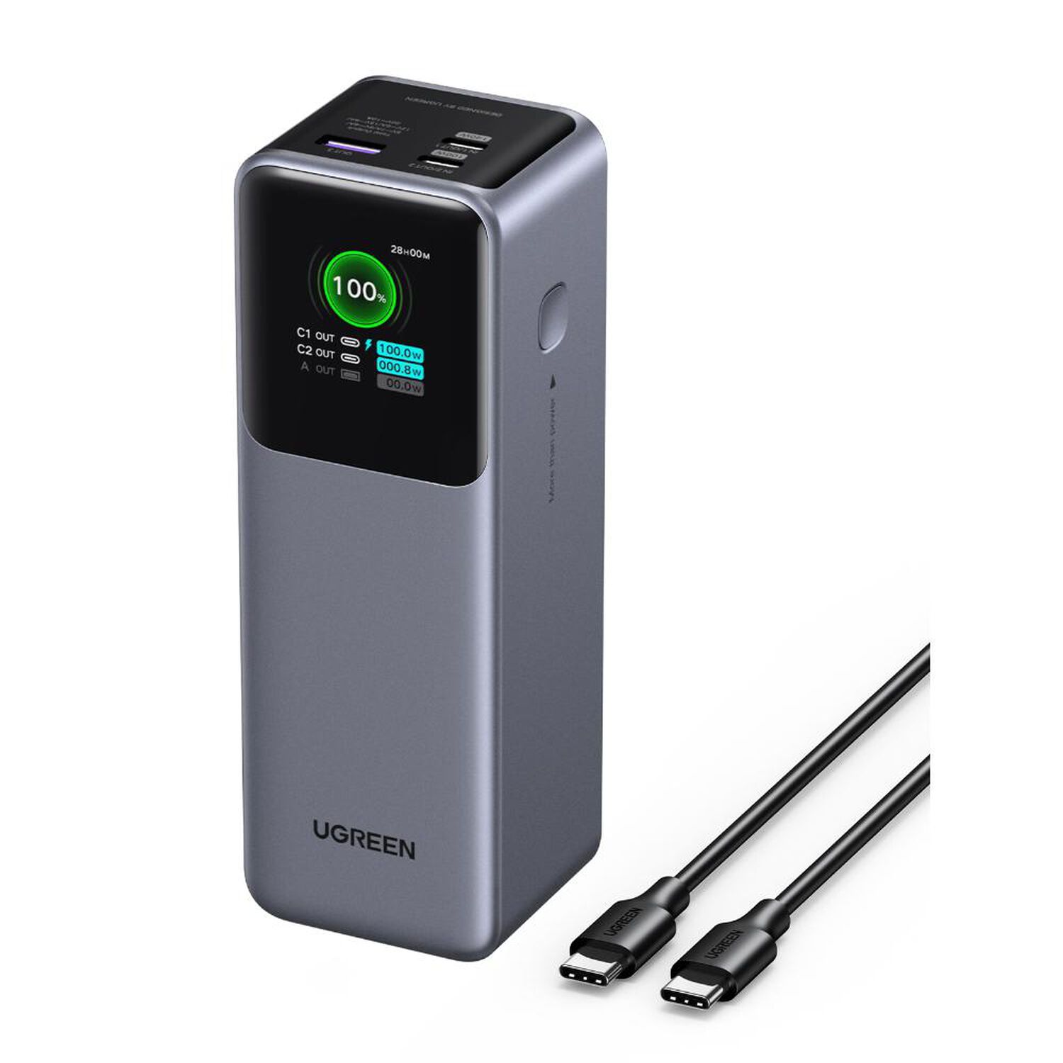 Bater&iacute;a 25.000mah 200w Usb-c + Usb-a Ugreen image number 0.0