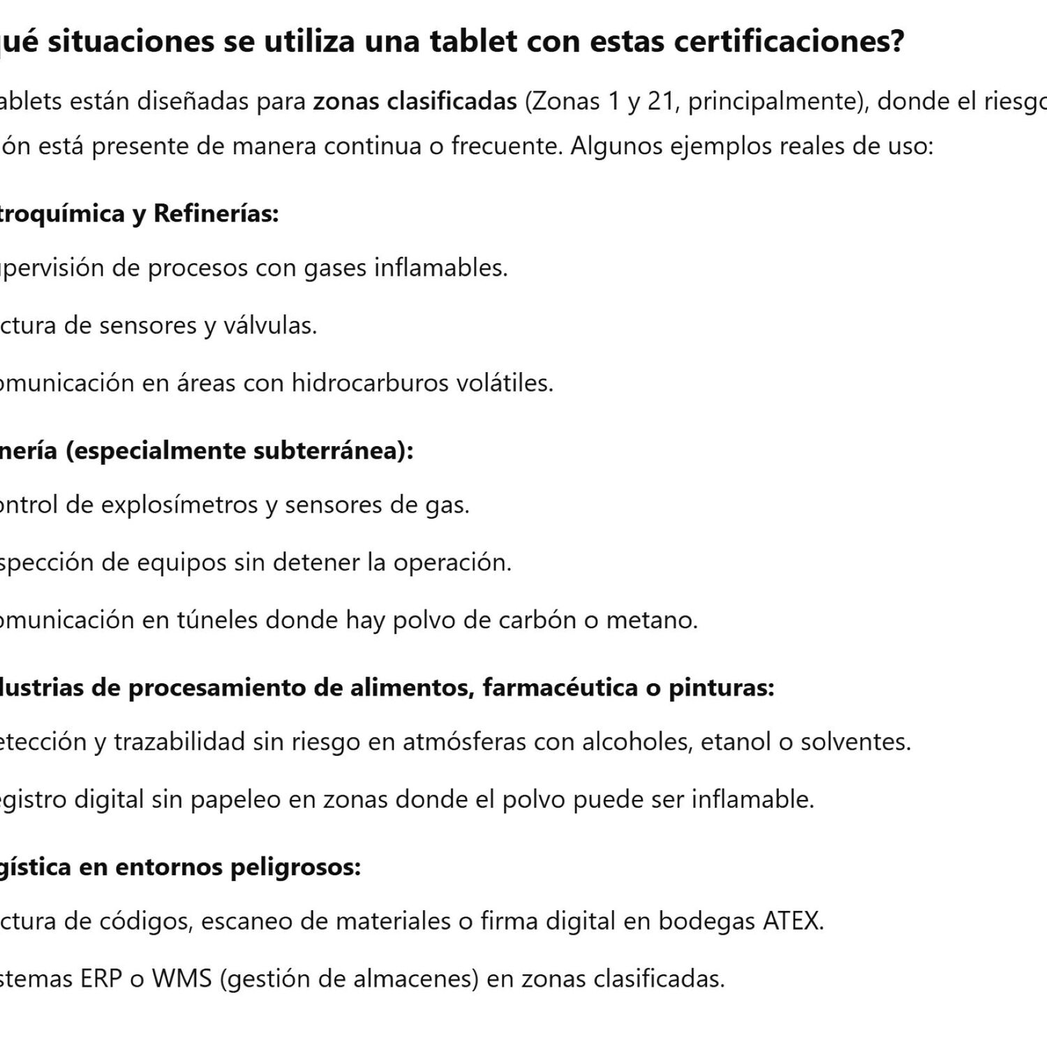 Cenava A80st, Tablet Intr&iacute;nsecamente Segura Atex, Para Entornos Explosivos image number 3.0