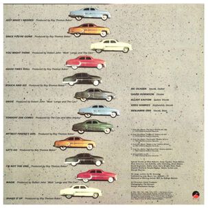 Cars - greatest hits |  vinilo 