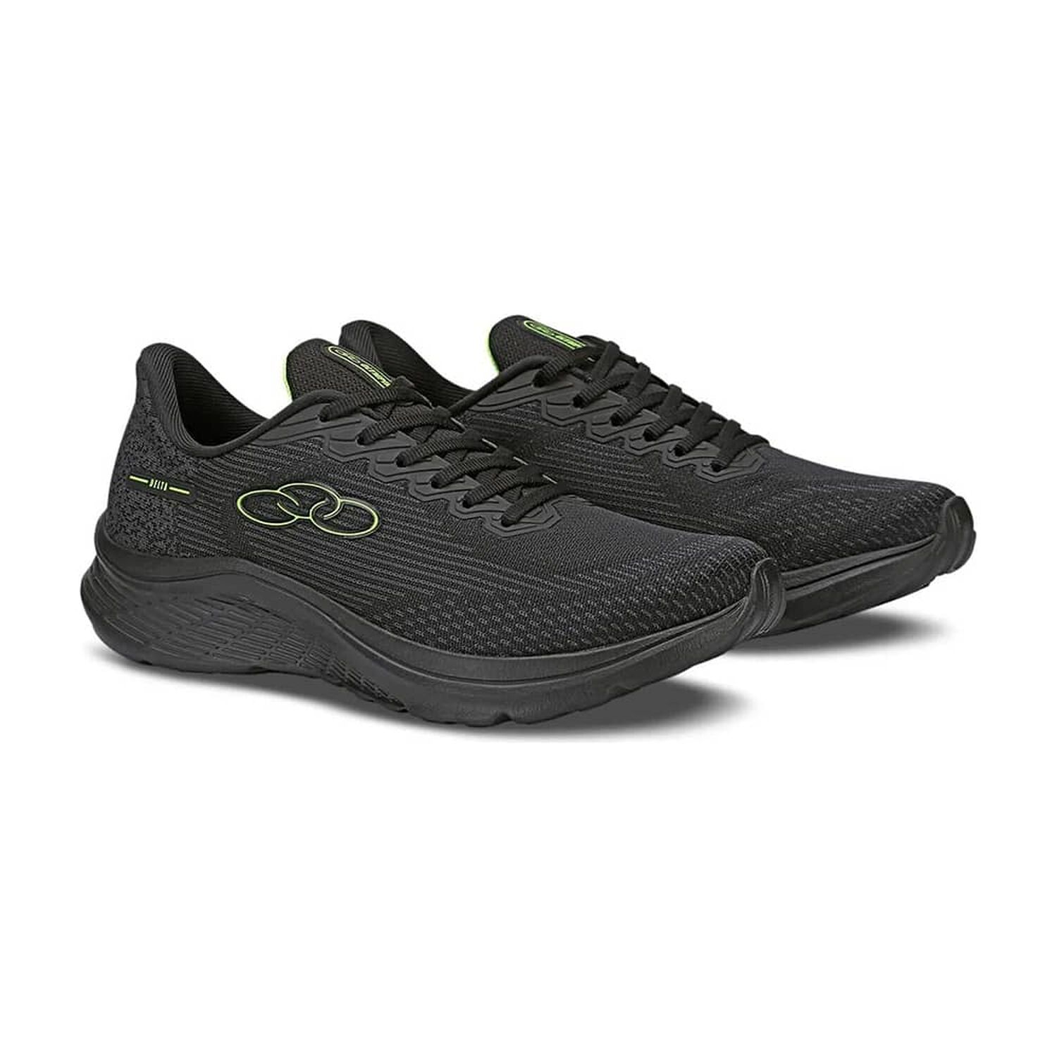 Zapatilla Mujer Delta Negra/verde image number 1.0
