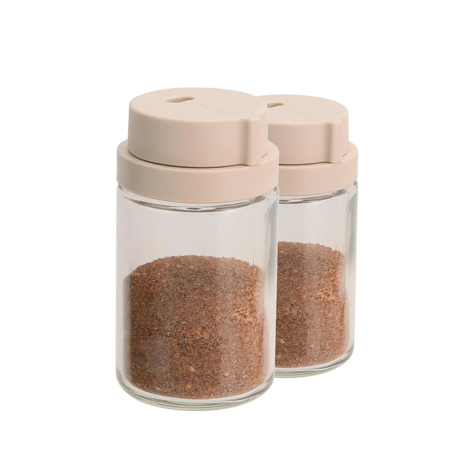 Set 2 Especieros Redondos De 150ml Modern Vidrio Cocina image number 0.0