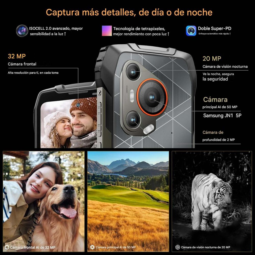 Blackview Bl7000 5g Rugged Ai Pantalla 2.4k C&aacute;mara Nocturna image number 4.0