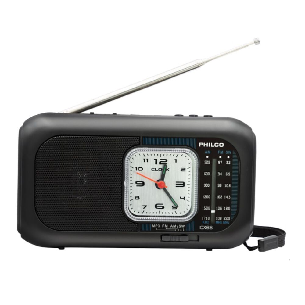 Radio Solar Portátil Con Linterna Bluetooth Bt-amfmsw Usb image number 1.0