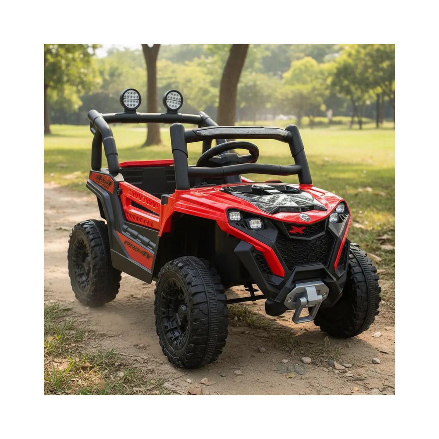 Auto El&eacute;ctrico Buggy Adventurer Ni&ntilde;as Ni&ntilde;os Infantil Rojo image number 1.0