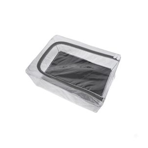Caja Organizadora De Ropa Con Ventana Transparente Y Cierre 40x30x21cm