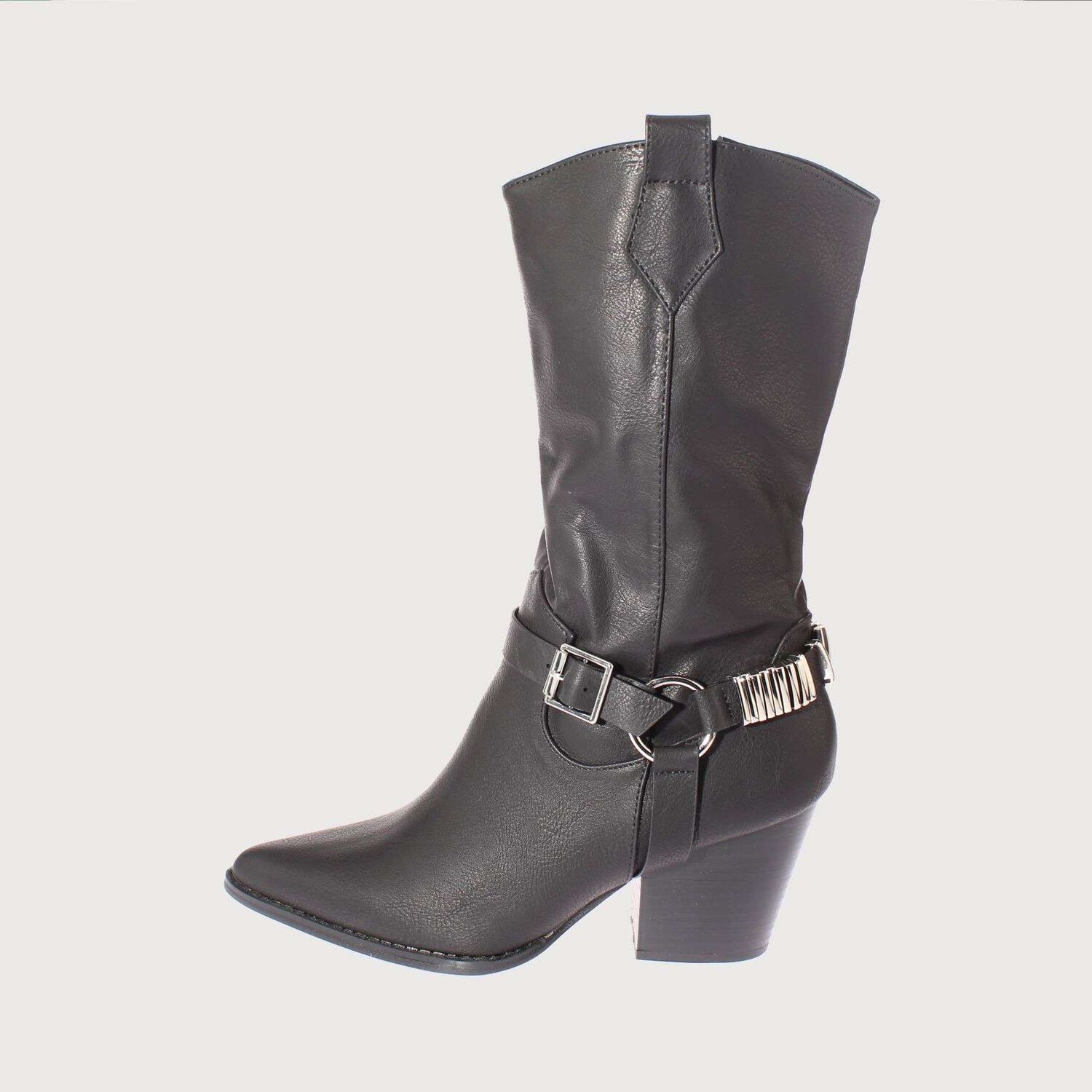 Bota Negro V&iacute;a Franca Art. 512017301negro image number 1.0