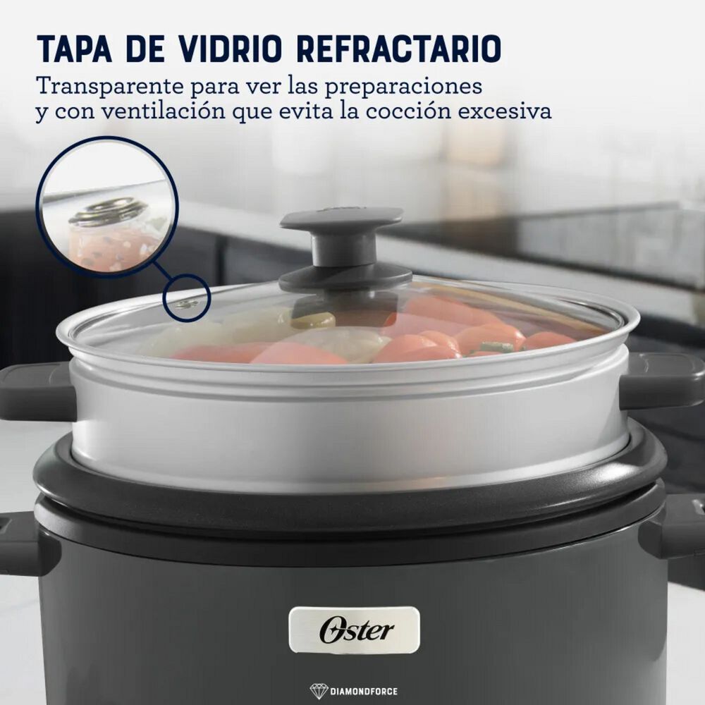 Arrocera Oster 12 Tazas Sofrito Y Vaporera Mod 2212406 image number 8.0