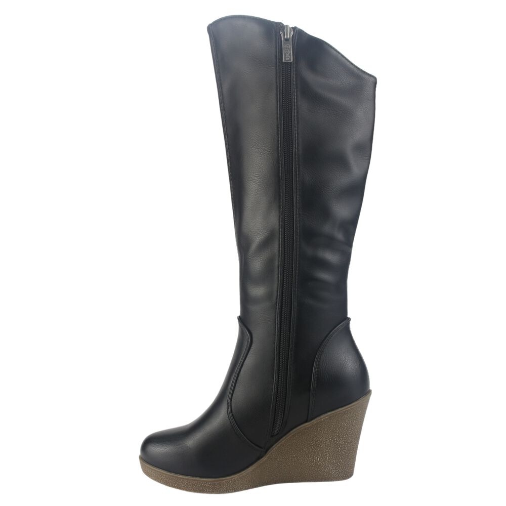 Bota Chalada Mujer Wedge-22 Negro Casual image number 1.0
