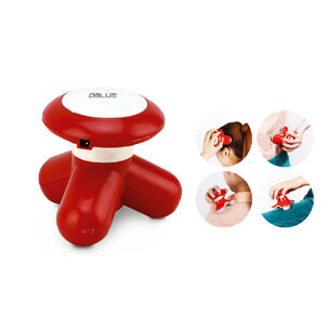 Masajeador Portátil A Pilas O Conexión Usb Color Rojo - Ps