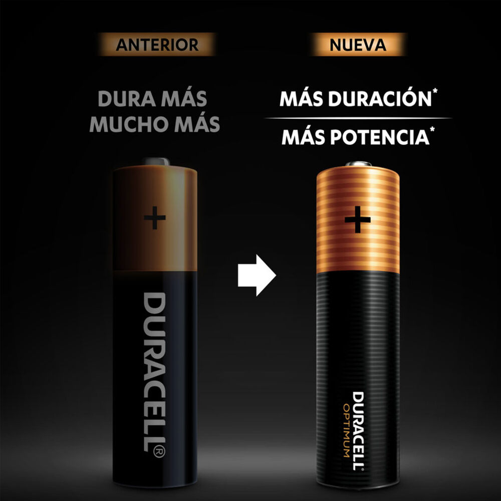Pila Duracell Optimum Aa2 image number 3.0