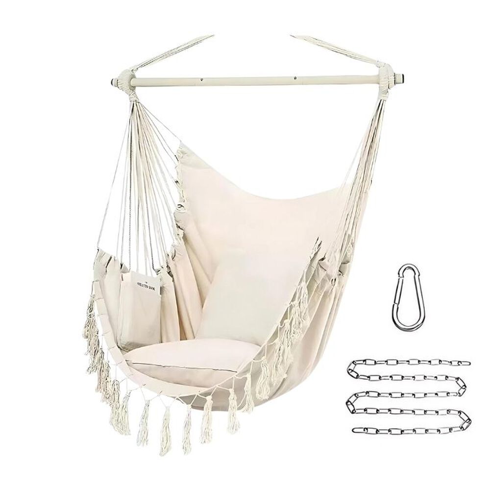 Silla Hamaca Colgante Elegante Estilo Boho Moderna image number 1.0