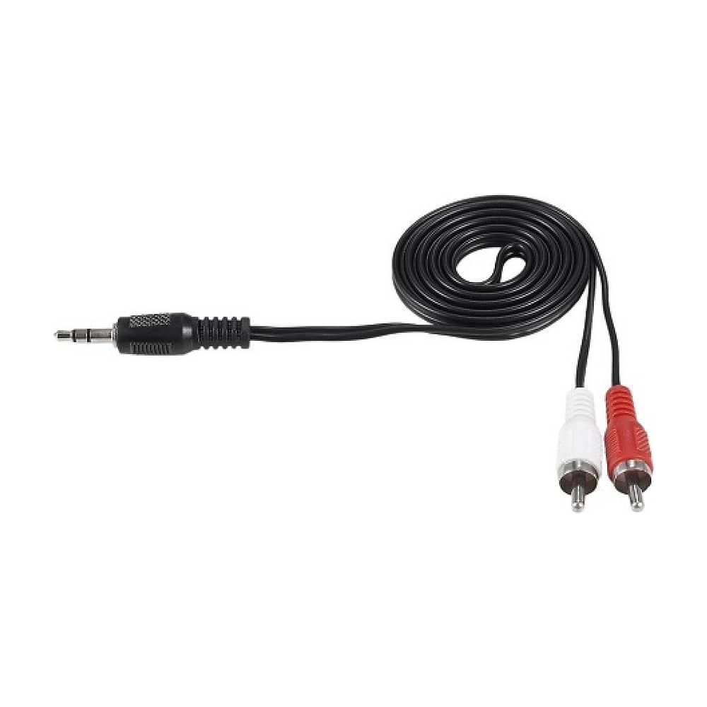 Cable Audio Rca A Jack 2 X 1 3.5 Mm Salida Auxiliar. Aux. Macho Plug image number 0.0
