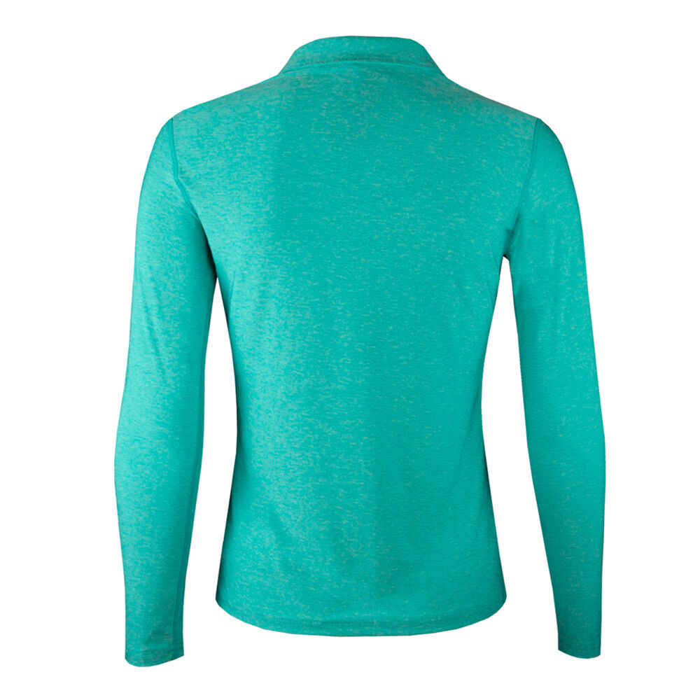 Polera Dry Fit Manga Larga Con Cuello Pale Mujer image number 2.0