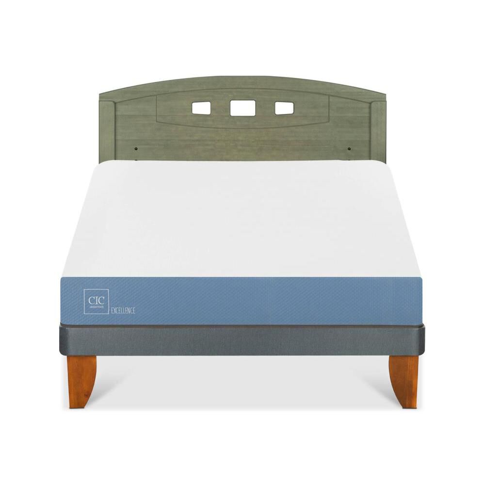Cama Europea Cic Excellence / 2 Plazas / Base Normal + Respaldo image number 0.0