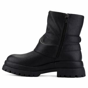 Botin Negro Mujer Casual Chalada Krep