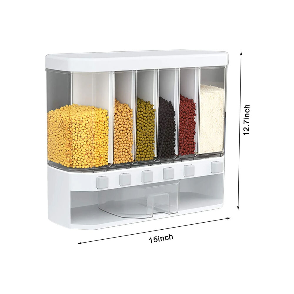 Dispensador De Cereales Granos 6 En 1 image number 3.0