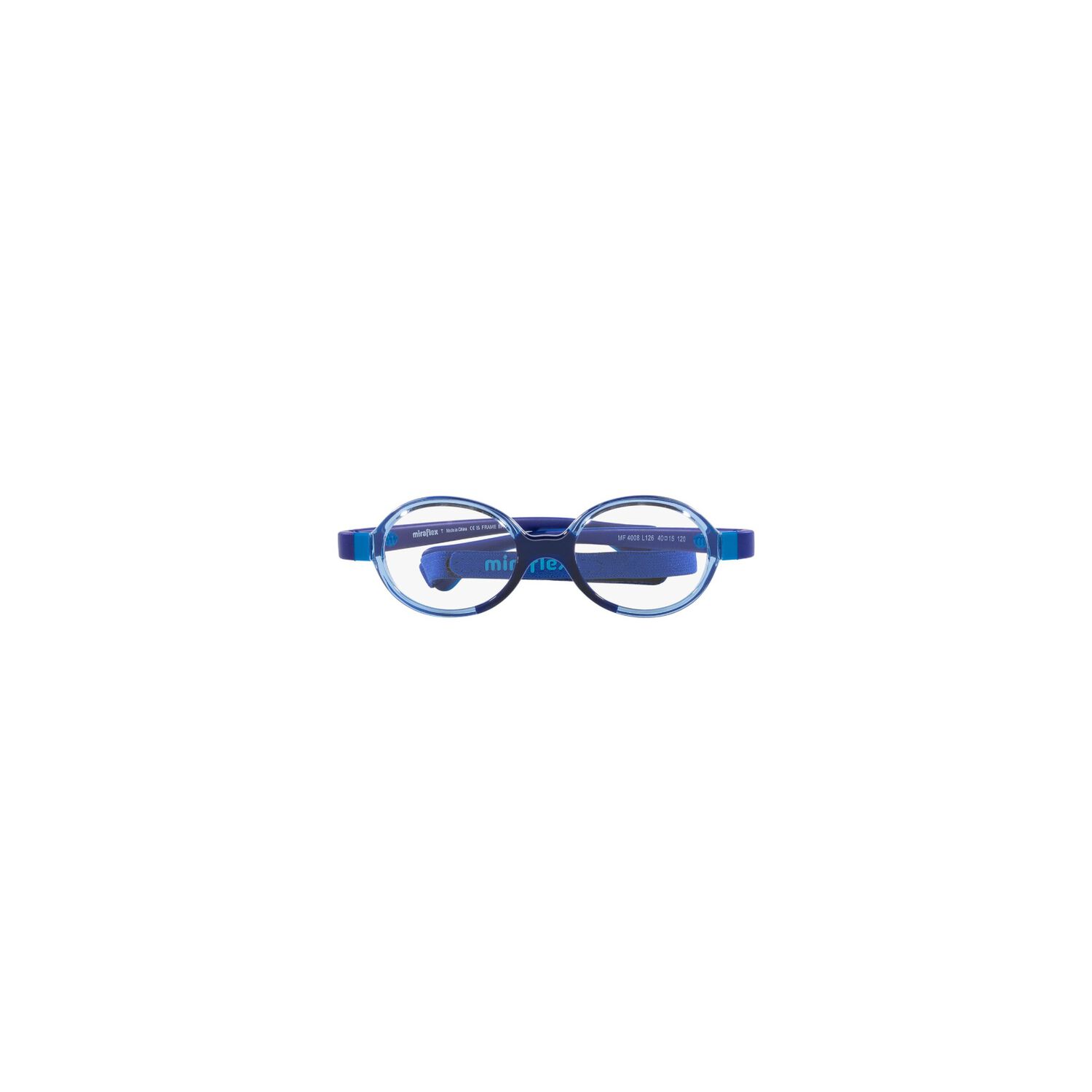 Lentes &Oacute;pticos Azul Con Correa Miraflex Para Ni&ntilde;os image number 0.0