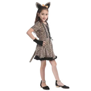 Disfraz Infantil Gato Vestido Niña